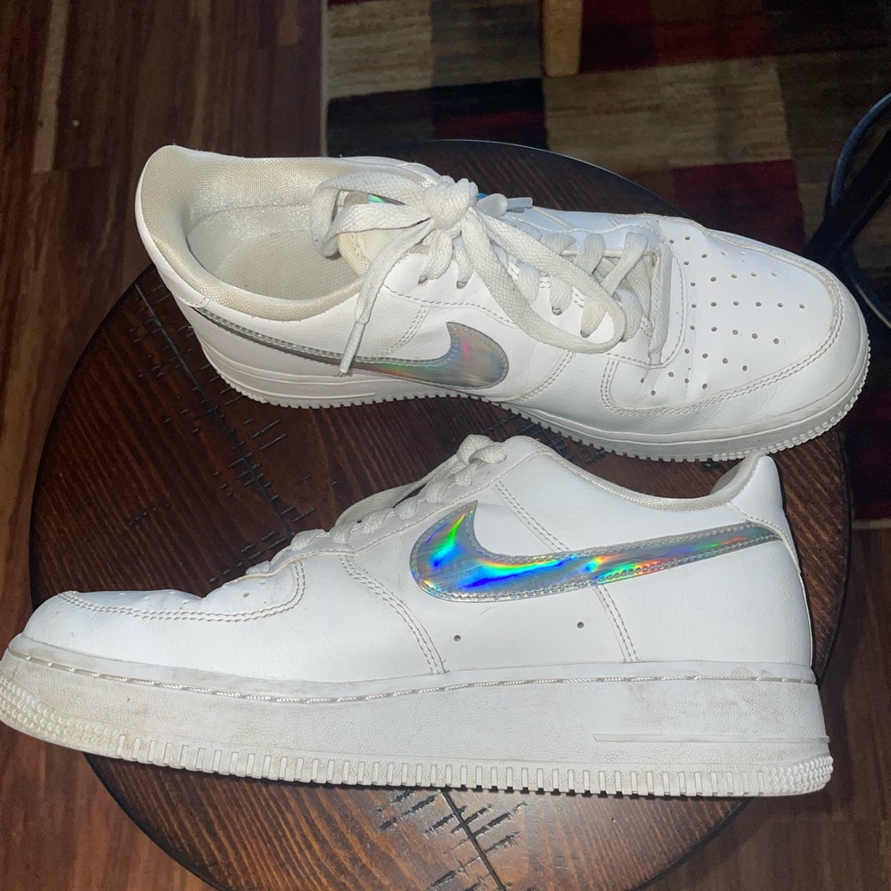 Womens size 9 Air Force 1 holographic